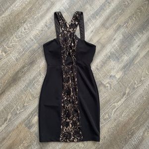 Criss cross front dress